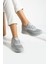 Buz Gri Anatomik Esnek Taban Slip-on Spor Ayakkabı Günlük Sneaker 5