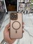 iPhone 15 Pro Max Magsafe Uyumlu Kılıf Kamera Lens Korumalı Magsafe Mat Kılıf - Çöl 3