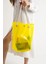 Sarı Kadın Beach Bag Tpu Şeffaf Plaj Çantası 4