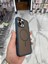 iPhone 14 Pro Max Uyumlu Karbon Şeffaf Desenli Mat Tank Magsafe Kılıf - Lacivert 5