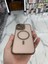 iPhone 14 Pro Max Magsafe Uyumlu Kılıf Kamera Lens Korumalı Magsafe Mat Kılıf - Çöl 2