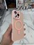 iPhone 16 Pro Max Magsafe Uyumlu Kılıf Kamera Lens Korumalı Magsafe Mat Kılıf - Pembe 4