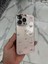 iPhone 14 Pro Max Uyumlu Simli Kılıf Parlak Yumuşak Kelebek Desenli Kılıf 4