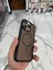 iPhone 16 Pro Max Uyumlu Karbon Şeffaf Desenli Mat Tank Magsafe Kılıf - Siyah 3