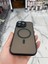 iPhone 16 Pro Max Magsafe Uyumlu Kılıf Kamera Lens Korumalı Magsafe Mat Kılıf - Siyah 1