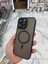 iPhone 16 Pro Max Magsafe Uyumlu Kılıf Kamera Lens Korumalı Magsafe Mat Kılıf - Siyah 2
