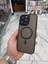 iPhone 16 Pro Max Magsafe Uyumlu Kılıf Kamera Lens Korumalı Magsafe Mat Kılıf - Siyah 4
