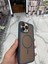iPhone 15 Pro Max Uyumlu Karbon Şeffaf Desenli Mat Tank Magsafe Kılıf - Lacivert 2