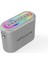 Vocalist 200 Bluetooth 5.0 100W Rgb Aydınlatmalı Bt/aux/usb/sd Kart Girişli Mikrofonlu Taşınabilir Karaoke Sistemi Kablosuz Hoparlör Gümüş 1