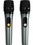 Vocalist 200 Bluetooth 5.0 100W Rgb Aydınlatmalı Bt/aux/usb/sd Kart Girişli Mikrofonlu Taşınabilir Karaoke Sistemi Kablosuz Hoparlör Gümüş 3