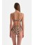 Kahverengi Straplez Kaplı Bikini Üst 2