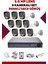 9 Kameralı Set - 5mp Sony Lensli Full Hd Gece Görüşlü Güvenlik Kamerası Sistemi - QTJ1IHABEF 1