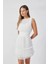 Kadın Ekru Mera Dress Şık Elbise 3