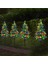 4-Pack Güneş Küçük Noel Ağacı Işıkları Fener Mini Noel Ağacı Dış Yol Sundurma Yard Süslemeleri Için Işıkları ile (Yurt Dışından) 3