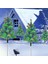 4-Pack Güneş Küçük Noel Ağacı Işıkları Fener Mini Noel Ağacı Dış Yol Sundurma Yard Süslemeleri Için Işıkları ile (Yurt Dışından) 5