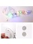 5 Paket 2m 20 LED Noel Ağacı Kurdele Işık Süsü Pencere Perdesi Işık Dizisi Noel Evi Çarpıcı Parti Dekoru C (Yurt Dışından) 3