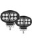 5.5 Inç Oval LED Çalışma Işıkları Gündüz Farları Kamyon Atv Utv Suv Motosiklet Araba Römork Tekne (Yurt Dışından) 3