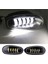 Adet Araba LED Drl Sis Lambası Montajı LED 5 Lens Sis Sürüş Lambası Daewoo Chevrolet Lanos Sens Beyaz Sarı Işık (Yurt Dışından) 5
