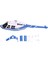 Rc Oyuncak Helikopter Yükseltme C138 Gövde Kabuk Kiti Rc Era C138 Bell 206 1:33 Rc Oyuncak Helikopter Parçaları Mavi (Yurt Dışından) 3