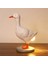 Ördek Lamba, 3D Ördek Masa Lambası, Gerçekçi LED Elamp, Usb'li Reçine Ördek Gece Lambası Beyaz (Yurt Dışından) 2