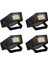 4 Parça Strobe Parti Işıkları, Parlak LED Strobe Işıkları Mini Parti Işıkları Ayarlanabilir Flaş Hızı Kontrolü Parti Sahnesi (Yurt Dışından) 1