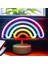 Gökkuşağı Neon Tabela Gökkuşağı Neon Işık, LED Gökkuşağı Lamba Gece Lambası, Usb/pil ile Çalışan Neon Tabela Gökkuşağı Oda Dekoru (Yurt Dışından) 2