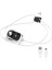 Cob Far LED Algılama Kırmızı Işık Balıkçılık Far Mini USB Far Dahili Pil Çok Fonksiyonlu Hafif (Yurt Dışından) 4