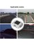Tekrar Kullanılabilir Güneş Enerjili Yol, 2 Adet 6 LED Saplama Işıkları Zemin Bahçe Çim Yol Güverte Iskele Beyaz Uyarı Işıkları (2 Adet) (Yurt Dışından) 4
