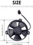 30103011 12V Düz Kürek Kanatlı Soğutma Fanı 5.2 Inç Yarış Moto Atv ve Soğutucu Için VA31A10146A (Yurt Dışından) 3
