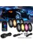 Rgb LED Kaya Işıkları, Çok Işlevli Neon Alt Aydınlatmalı Su Geçirmez Işık, App Kontrolü ile Çok Renkli Işıklar Atv Utv Suv, A (Yurt Dışından) 3