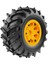4 Adet 128MM 1/10-Monster Beadlock Tekerlek Jantı Lastik Seti 1/10 Rc Paletli Araba Trx4 D90 D110 Eksenel SCX10 Siyah (Yurt Dışından) 3