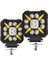 4 Inç Araba Kare LED Çalışma Işığı Strobe Far Beyaz Sarı Offroad Sürüş Işığı Spot Kamyon Arabalar Suv Tekne Için (Yurt Dışından) 4