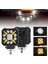 4 Inç Araba Kare LED Çalışma Işığı Strobe Far Beyaz Sarı Offroad Sürüş Işığı Spot Kamyon Arabalar Suv Tekne Için (Yurt Dışından) 5