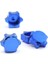 4 Adet Alüminyum Tekerlek Göbeği Kapağı Toz Önleyici Kapak 17MM Altıgen Somun 1/8 Rc Araba Için, Mavi (Yurt Dışından) 1