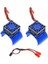 Rc Motor Fan Soğutma Fanı Isı Emici 36MM Rc Araba Için 1/8 1/10 1/12 Ölçek 380 540 550 3650 3660 3674 Fırçasız Motor Mavi (Yurt Dışından) 1