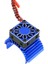 Rc Motor Fan Soğutma Fanı Isı Emici 36MM Rc Araba Için 1/8 1/10 1/12 Ölçek 380 540 550 3650 3660 3674 Fırçasız Motor Mavi (Yurt Dışından) 2