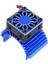 Rc Motor Fan Soğutma Fanı Isı Emici 36MM Rc Araba Için 1/8 1/10 1/12 Ölçek 380 540 550 3650 3660 3674 Fırçasız Motor Mavi (Yurt Dışından) 5