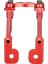 144001-1258 Metal Kuyruk Sabit Parçaları Kuyruk Kanadı Donanım Yazılımı Bağlantı Seti Wltoys 144001 1/14 4WD Rc Araba Parçaları, Kırmızı (Yurt Dışından) 2