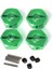 Rc Araba Yükseltme Adaptörü Altıgen 12MM Kiti Losı 1/18 Mini Lmt 4x4 Fırçalanmış Canavar Kamyon Rc Araba Yükseltme Parçaları Yeşil (Yurt Dışından) 3