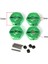 Rc Araba Yükseltme Adaptörü Altıgen 12MM Kiti Losı 1/18 Mini Lmt 4x4 Fırçalanmış Canavar Kamyon Rc Araba Yükseltme Parçaları Yeşil (Yurt Dışından) 4