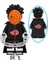 Naruto Yapı Taşları Minifigure Küçük Parçacık Takılabilir Bebek Oyuncak Çantası (Yurt Dışından) 1