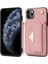 IPhone 11 Pro Max Akordeon Kart Durumda Pu Deri Kart Tutun ile Uyumlu (Yurt Dışından) 1
