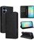 Galaxy A06 Pu Deri Kart Yuvası Saf Renk Rfıd Için Flip Case (Yurt Dışından) 1