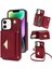 IPhone 12 Akordeon Kart Cüzdan Kılıf Crossbody Kayış Pu ile Uyumlu (Yurt Dışından) 1