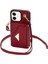 IPhone 12 Akordeon Kart Cüzdan Kılıf Crossbody Kayış Pu ile Uyumlu (Yurt Dışından) 4