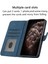 Kullanışlı Stand Özelliği Pu ile IPhone 16E Kart Kapak Cüzdan ile Uyumlu (Yurt Dışından) 5