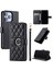 IPhone 15 Pro Max Kart Yuvaları Tutucu Bilek Kayışı Manyetik Pu Için Flip Case (Yurt Dışından) 1