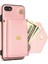 IPhone Se 2020 Akordeon Kart Cüzdan Kılıf Pu Deri Kart ile Uyumlu (Yurt Dışından) 3