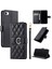 IPhone 6 Pu Deri Manyetik Bilek Kayışı Kart Yuvaları Tutucu Için Flip Case (Yurt Dışından) 5