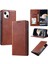 IPhone 13 Mini Pu Deri Ince Cüzdan Kart Yuvaları Tutucu Için Flip Case (Yurt Dışından) 3